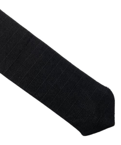 MIU MIU（ミュウミュウ）MIU MIU (ミュウミュウ) ベルト付きリップストップパンツ ブラック サイズ:SIZE 48の古着・服飾アイテム