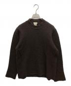 DRIES VAN NOTENドリスヴァンノッテン）の古着「モックネックニット」｜ブラウン