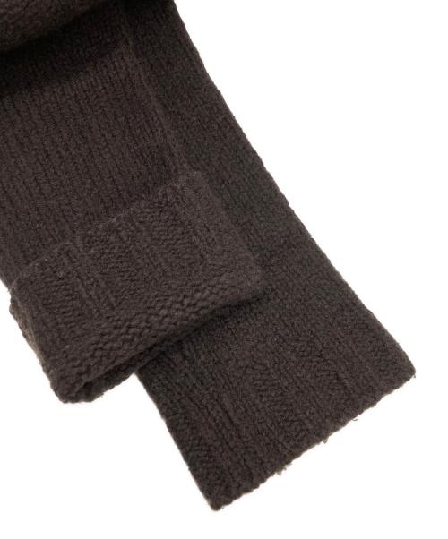 DRIES VAN NOTEN（ドリスヴァンノッテン）DRIES VAN NOTEN (ドリスヴァンノッテン) モックネックニット ブラウン サイズ:SIZE Mの古着・服飾アイテム