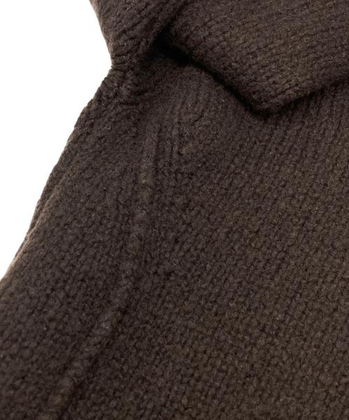DRIES VAN NOTEN（ドリスヴァンノッテン）DRIES VAN NOTEN (ドリスヴァンノッテン) モックネックニット ブラウン サイズ:SIZE Mの古着・服飾アイテム