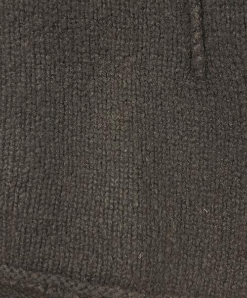 DRIES VAN NOTEN（ドリスヴァンノッテン）DRIES VAN NOTEN (ドリスヴァンノッテン) モックネックニット ブラウン サイズ:SIZE Mの古着・服飾アイテム