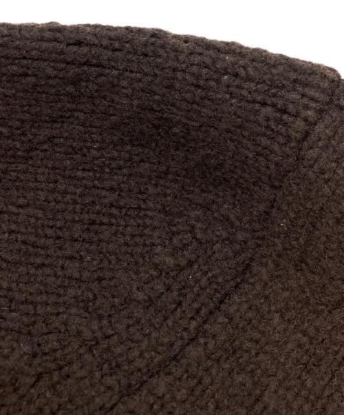 DRIES VAN NOTEN（ドリスヴァンノッテン）DRIES VAN NOTEN (ドリスヴァンノッテン) モックネックニット ブラウン サイズ:SIZE Mの古着・服飾アイテム