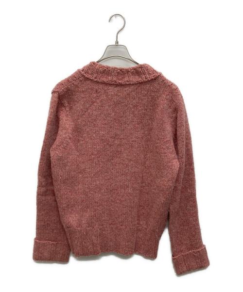 DRIES VAN NOTEN（ドリスヴァンノッテン）DRIES VAN NOTEN (ドリスヴァンノッテン) チルデンセーター ピンク サイズ:SIZE Mの古着・服飾アイテム