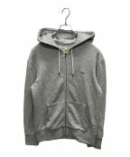 maison kitsuneメゾンキツネ）の古着「ジップパーカー」｜グレー