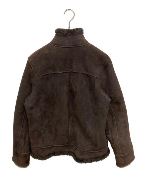 Audrey and John Wad（オードリーアンドジョンワッド）Audrey and John Wad (オードリーアンドジョンワッド) ムートンジャケット ブラウン サイズ:SIZE Mの古着・服飾アイテム