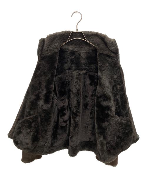 Audrey and John Wad（オードリーアンドジョンワッド）Audrey and John Wad (オードリーアンドジョンワッド) ムートンジャケット ブラウン サイズ:SIZE Mの古着・服飾アイテム