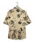 The Open Product (ザオープンプロダクト) FLOWER PRINT OVERSIZED SHIRT ベージュ サイズ:SIZE OS：9000円