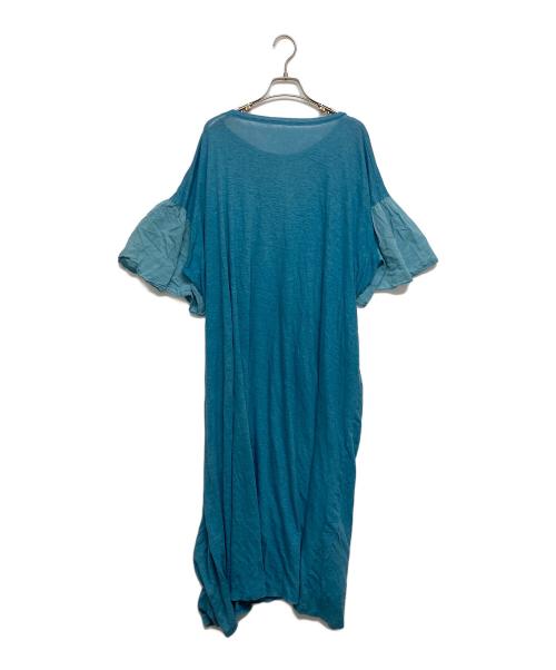 ikkuna/SUZUKI TAKAYUKI（イクナ/スズキタカユキ）ikkuna/SUZUKI TAKAYUKI (イクナ/スズキタカユキ) 半袖ワンピース スカイブルー サイズ:-の古着・服飾アイテム