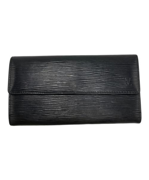 LOUIS VUITTON（ルイ ヴィトン）LOUIS VUITTON (ルイ ヴィトン) 長財布 ブラックの古着・服飾アイテム