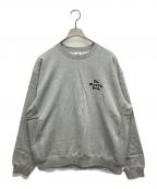 BlackEyePatchブラックアイパッチ）の古着「TIMES LOGO CREW SWEAT」｜グレー