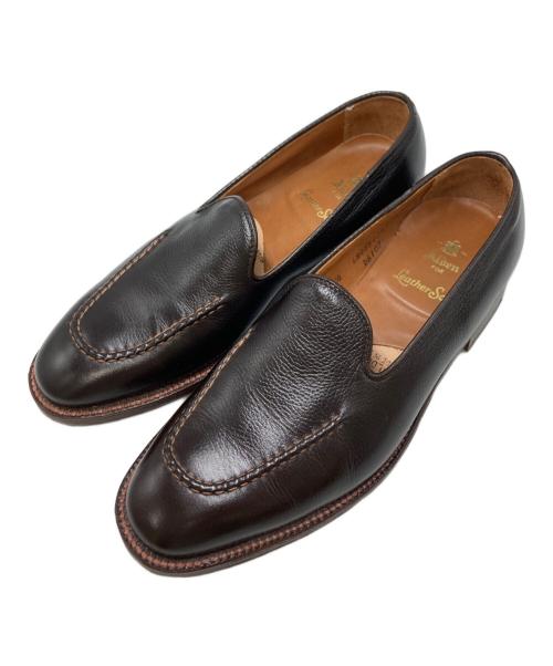 Alden（オールデン）Alden (オールデン) レザースリッポン ブラウン サイズ:SIZE 6 1/2の古着・服飾アイテム
