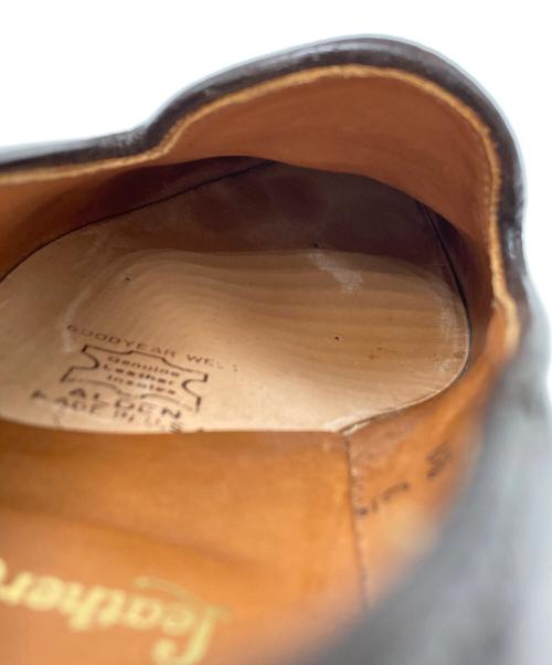 Alden（オールデン）Alden (オールデン) レザースリッポン ブラウン サイズ:SIZE 6 1/2の古着・服飾アイテム