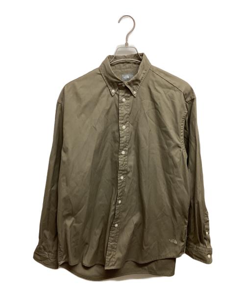 THE NORTH FACE（ザ ノース フェイス）THE NORTH FACE (ザ ノース フェイス) ロングスリーブハーフドームシャツ ベージュ サイズ:SIZE Mの古着・服飾アイテム