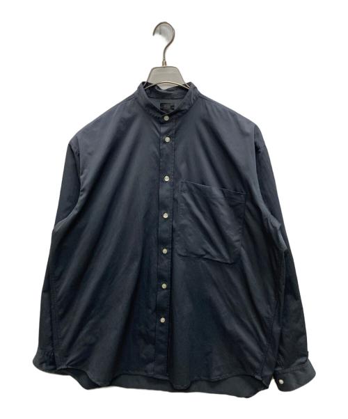 DAIWA PIER39（ダイワ ピア39）DAIWA PIER39 (ダイワ ピア39) BAND COLLAR SHIRTS L/S MEN ブラック サイズ:SIZE Sの古着・服飾アイテム