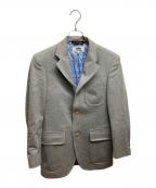 eYe COMME des GARCONS JUNYAWATANABE MAN×BROOKS BROTHERSアイ コム デ ギャルソン ジュンヤ ワタナベ マン×ブルックスブラザーズ）の古着「金釦3Bジャケット」｜グレー