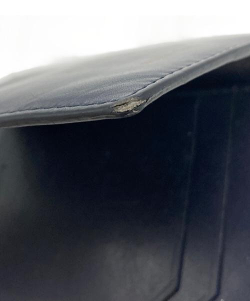 Saint Laurent Paris（サンローランパリ）Saint Laurent Paris (サンローランパリ) カードケース ネイビーの古着・服飾アイテム