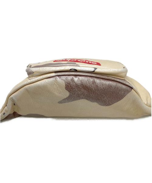 SUPREME（シュプリーム）SUPREME (シュプリーム) LEATHER WAIST BAG ブラウンの古着・服飾アイテム