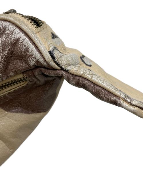 SUPREME（シュプリーム）SUPREME (シュプリーム) LEATHER WAIST BAG ブラウンの古着・服飾アイテム