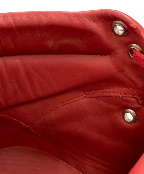 BALENCIAGA（バレンシアガ）BALENCIAGA (バレンシアガ) レザーハイカットスニーカー レッド サイズ:SIZE 43の古着・服飾アイテム