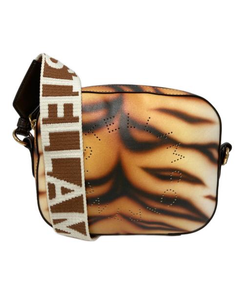 STELLA McCARTNEY（ステラマッカートニー）STELLA McCARTNEY (ステラマッカートニー) ロゴ カメラ クロスボディ バッグ ブラウンの古着・服飾アイテム