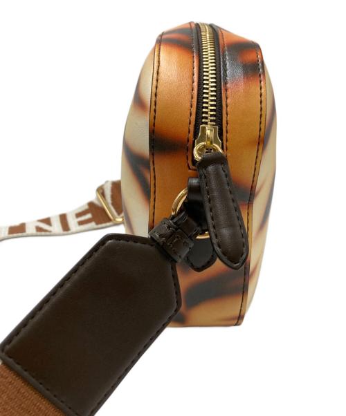 STELLA McCARTNEY（ステラマッカートニー）STELLA McCARTNEY (ステラマッカートニー) ロゴ カメラ クロスボディ バッグ ブラウンの古着・服飾アイテム