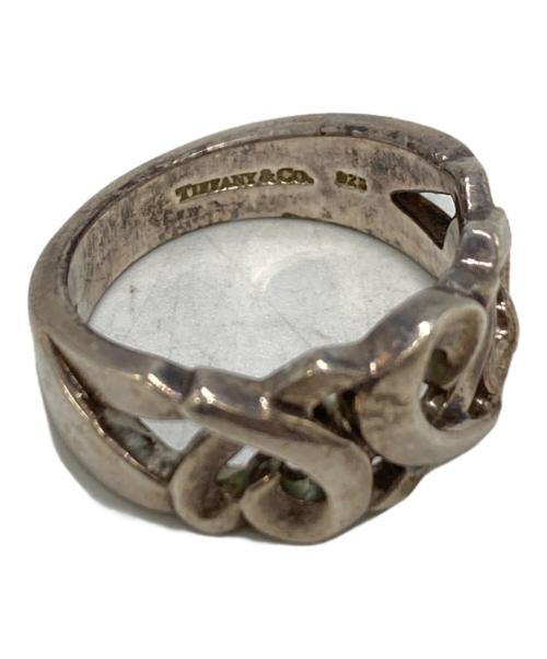 TIFFANY & Co.（ティファニー アンド コー）Tiffany & Co. (ティファニー) トリプルラビングハートリング シルバー サイズ:9号の古着・服飾アイテム