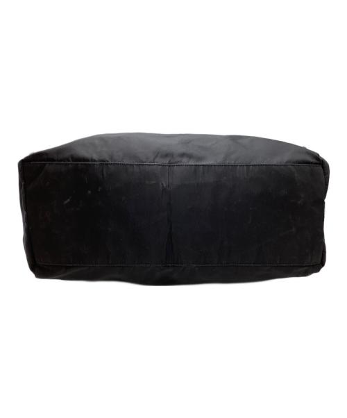 PRADA（プラダ）PRADA (プラダ) ロゴプレートハンドバッグ ブラックの古着・服飾アイテム