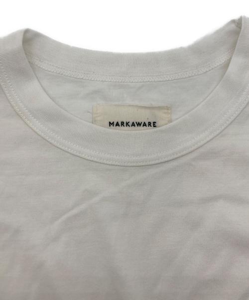 MARKAWARE（マーカウェア）MARKAWARE (マーカウェア) オーガニックGIZA 80/2天竺 / コンフォートフィットTee ホワイト サイズ:SIZE1の古着・服飾アイテム