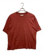 MARKAWAREマーカウェア）の古着「オーガニックGIZA 80/2天竺 / コンフォートフィット Tee」｜レッド