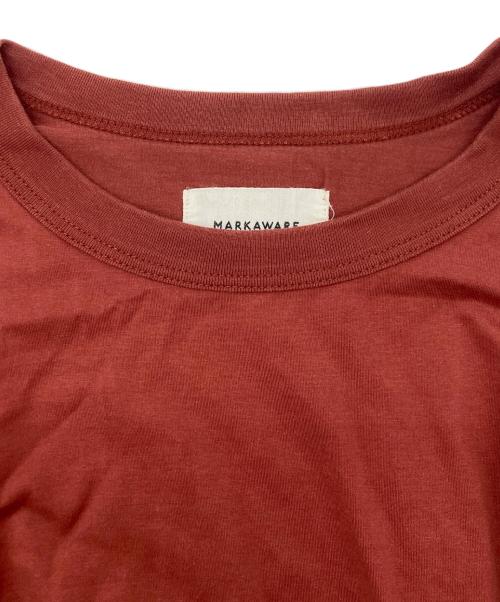 MARKAWARE（マーカウェア）MARKAWARE (マーカウェア) オーガニックGIZA 80/2天竺 / コンフォートフィット Tee レッド サイズ:SIZE2の古着・服飾アイテム