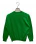 cash&barba (キャッシュ&バルバ) ウーステッドカシミヤ 150 クルーネック V グリーン サイズ:SIZE　1：27000円
