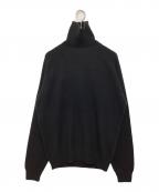 cash&barbaキャッシュ&バルバ）の古着「キャッシュベイビー カシミヤタートルネックニット」｜ブラック