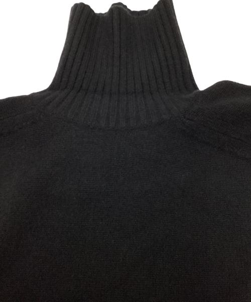 cash&barba（キャッシュ&バルバ）cash&barba (キャッシュ&バルバ) キャッシュベイビー カシミヤタートルネックニット ブラック サイズ:SIZE 2の古着・服飾アイテム