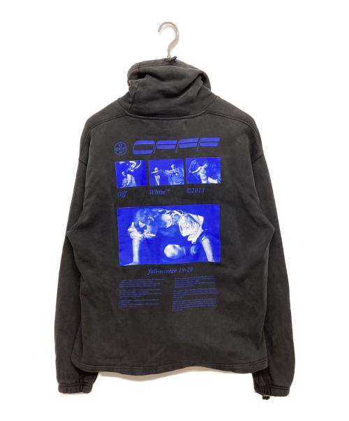 OFFWHITE（オフホワイト）OFFWHITE (オフホワイト) カラヴァッジョプリントタートルネックスウェット ブラック サイズ:SIZE　XSの古着・服飾アイテム