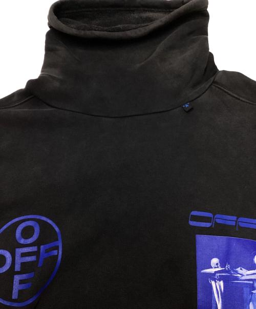 OFFWHITE（オフホワイト）OFFWHITE (オフホワイト) カラヴァッジョプリントタートルネックスウェット ブラック サイズ:SIZE　XSの古着・服飾アイテム