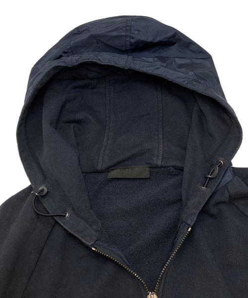 PRADA SPORTS（プラダスポーツ）PRADA SPORTS (プラダスポーツ) 異素材切替ジップパーカー ネイビー サイズ:SIZE Lの古着・服飾アイテム