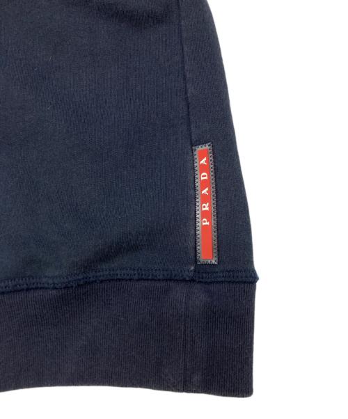 PRADA SPORTS（プラダスポーツ）PRADA SPORTS (プラダスポーツ) 異素材切替ジップパーカー ネイビー サイズ:SIZE Lの古着・服飾アイテム