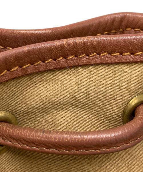 brady（ブレディ）Brady (ブレディ) 巾着ショルダーバッグ ブラウンの古着・服飾アイテム