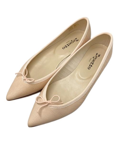 repetto（レペット）repetto (レペット) ポインテッドトゥフラットパンプス アイボリー サイズ:SIZE 36 1/2の古着・服飾アイテム