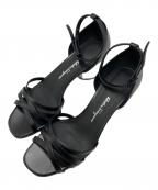Salvatore Ferragamoサルヴァトーレ フェラガモ）の古着「FLOR 55/ミラーヒール サンダル」｜ブラック