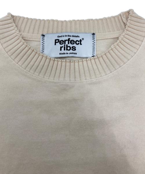 Perfect ribs（パーフェクトリブス）Perfect ribs (パーフェクトリブス) A LOVE MOVEMENT (アラブモーメント) Basic Long Sleeve T Shirt ベージュ サイズ:XLの古着・服飾アイテム