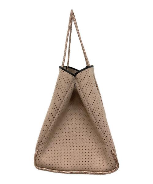 STATE OF ESCAPE（ステイトオブエスケープ）STATE OF ESCAPE (ステイトオブエスケープ) マイクロメッシュトートバッグ ベージュ サイズ:実寸サイズをご参照下さい。の古着・服飾アイテム