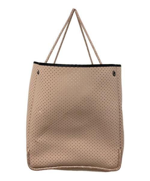 STATE OF ESCAPE（ステイトオブエスケープ）STATE OF ESCAPE (ステイトオブエスケープ) マイクロメッシュトートバッグ ベージュ サイズ:実寸サイズをご参照下さい。の古着・服飾アイテム