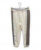 FENDIフェンディ）の古着「サイドパイソンジョガートラックパンツ」｜ホワイト