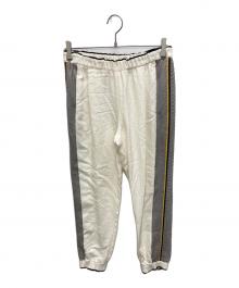 FENDI（フェンディ）の古着「サイドパイソンジョガートラックパンツ」｜ホワイト