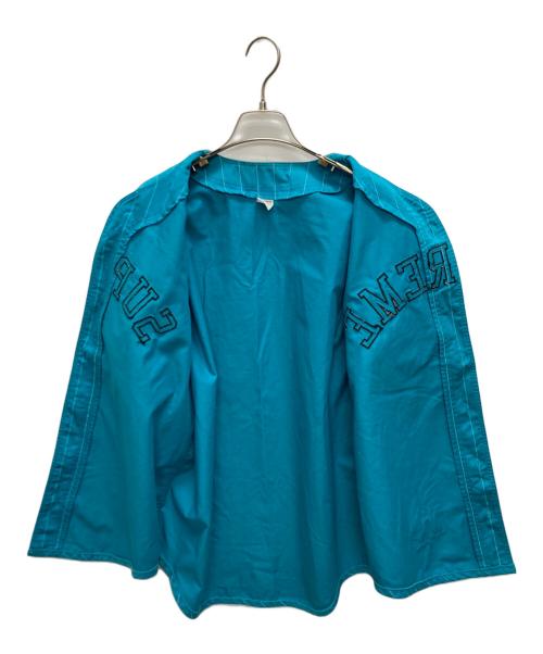 SUPREME（シュプリーム）Supreme (シュプリーム) Arc Logo Baseball Jersey ブルー サイズ:SIZE Lの古着・服飾アイテム