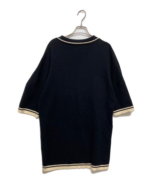 Onitsuka Tiger（オニツカタイガー）Onitsuka Tiger (オニツカタイガー) ANDREA POMPILIO (アンドレアポンピリオ) Long Polo Shirt ブラック サイズ:SIZE Sの古着・服飾アイテム