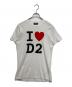 DSQUARED2（ディースクエアード）の古着「ブレイブキッドTシャツ」｜ホワイト