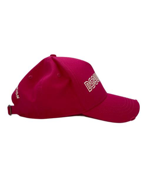 DSQUARED2（ディースクエアード）DSQUARED2 (ディースクエアード) Baseball cap ピンク サイズ:実寸サイズをご参照下さい。の古着・服飾アイテム