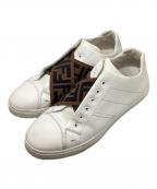 FENDIフェンディ）の古着「スリッポンスニーカー」｜ホワイト